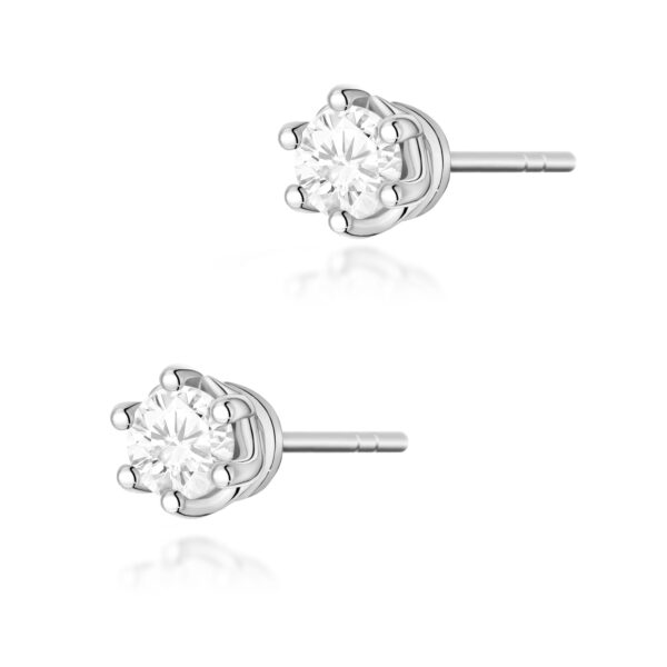Kolczyki Diament 2 x 0,40ct białe złoto
