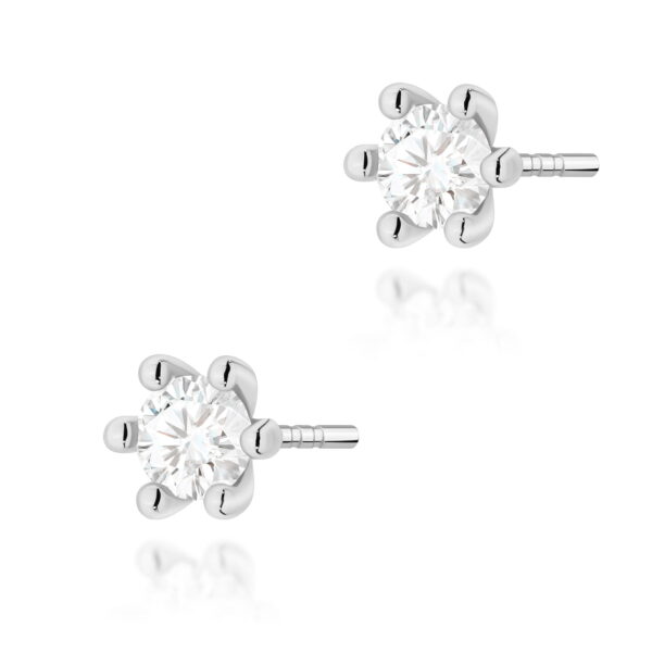 Kolczyki Diament 2 x 0,30ct białe złoto