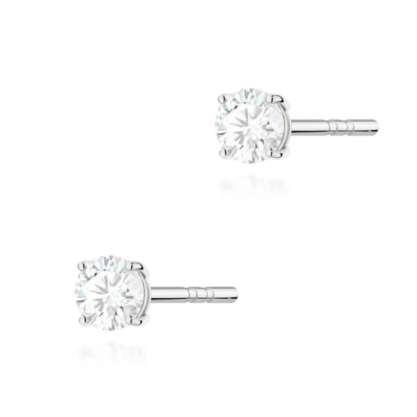 Kolczyki Diament 2 x 0.15ct białe złoto