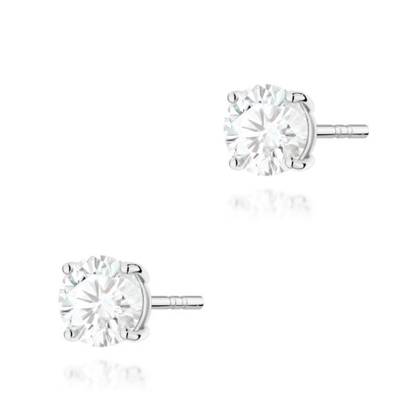 Kolczyki Diament 2 x 1.00ct białe złoto