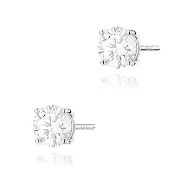 Kolczyki Diament 2 x 1.50ct białe złoto