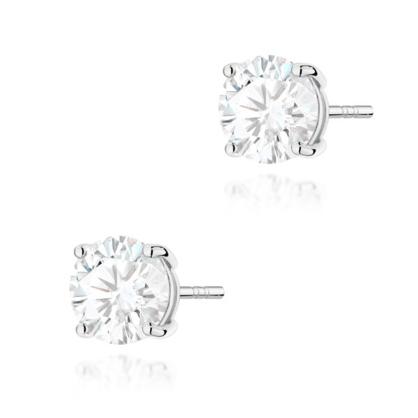 Kolczyki Diament 2 x 2.00ct białe złoto