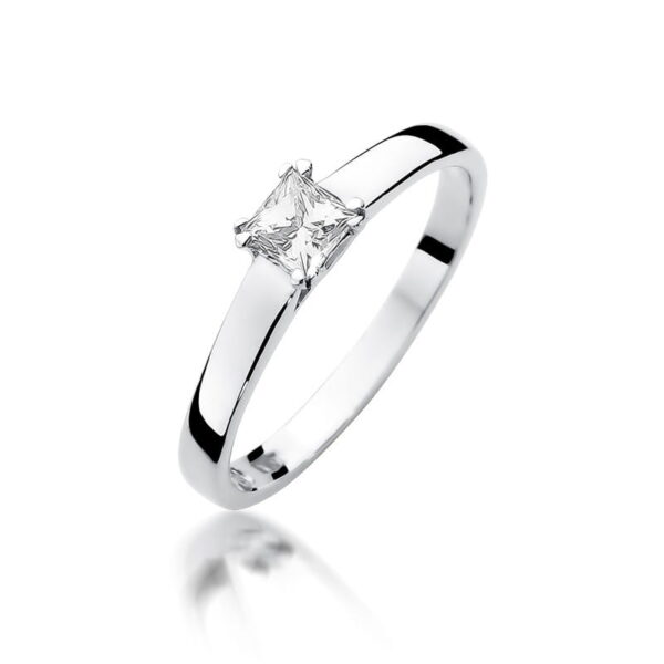 Pierścionek Diament 0,30ct białe złoto