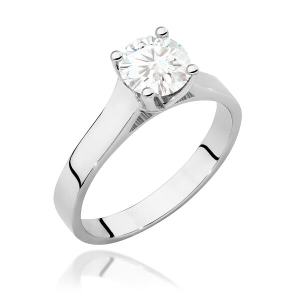 Pierścionek Diament 1,00ct białe złoto