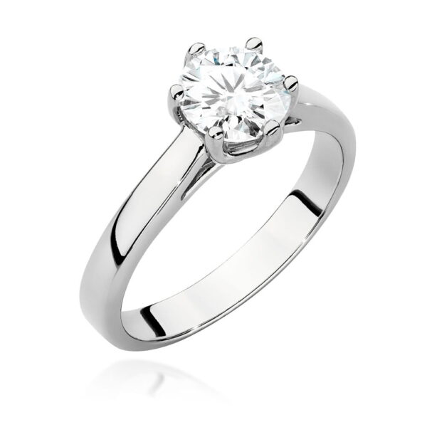 Pierścionek Diament 1,00ct białe złoto