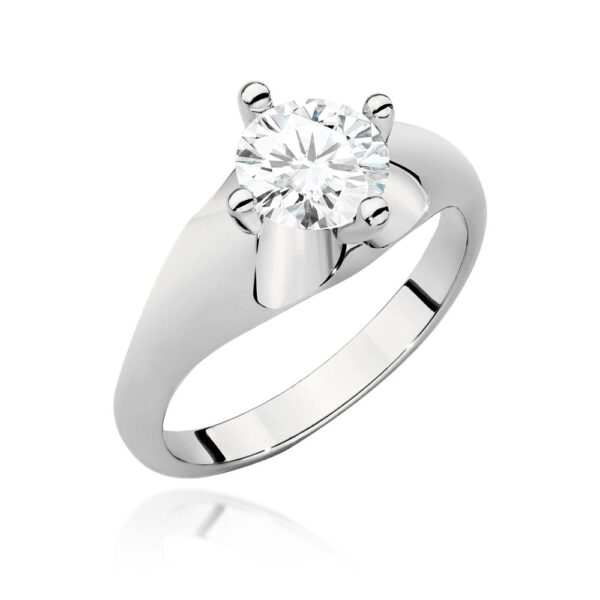 Pierścionek Diament 1,00ct białe złoto