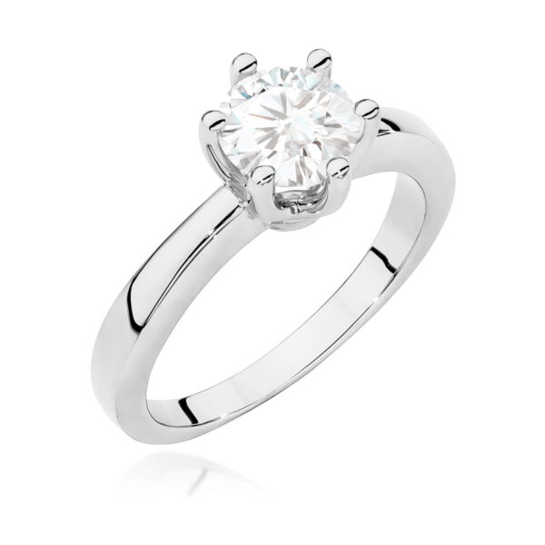 Pierścionek Diament 1,00ct białe złoto