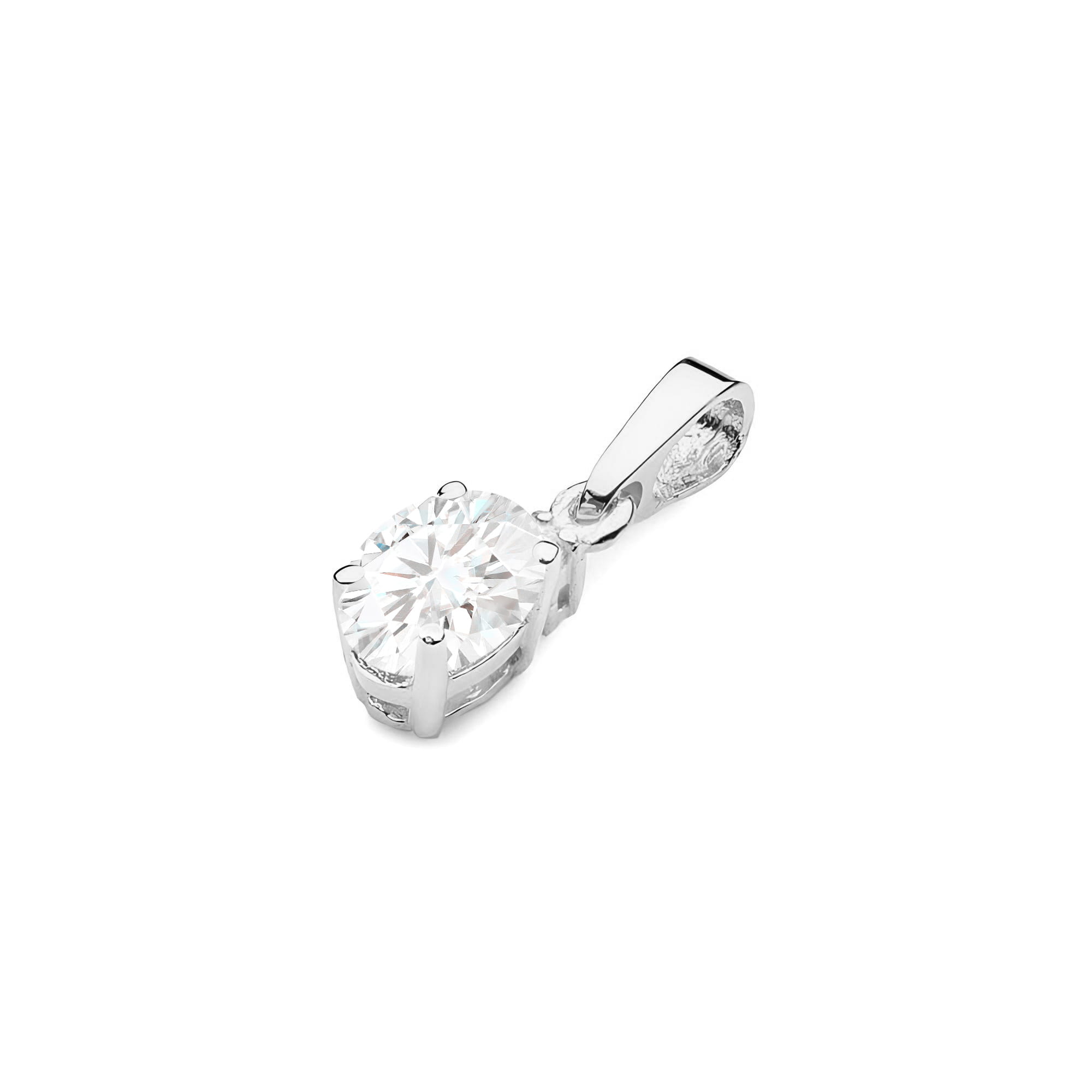 Zawieszka Diament laboratoryjny 0,40ct białe złoto - obrazek 2