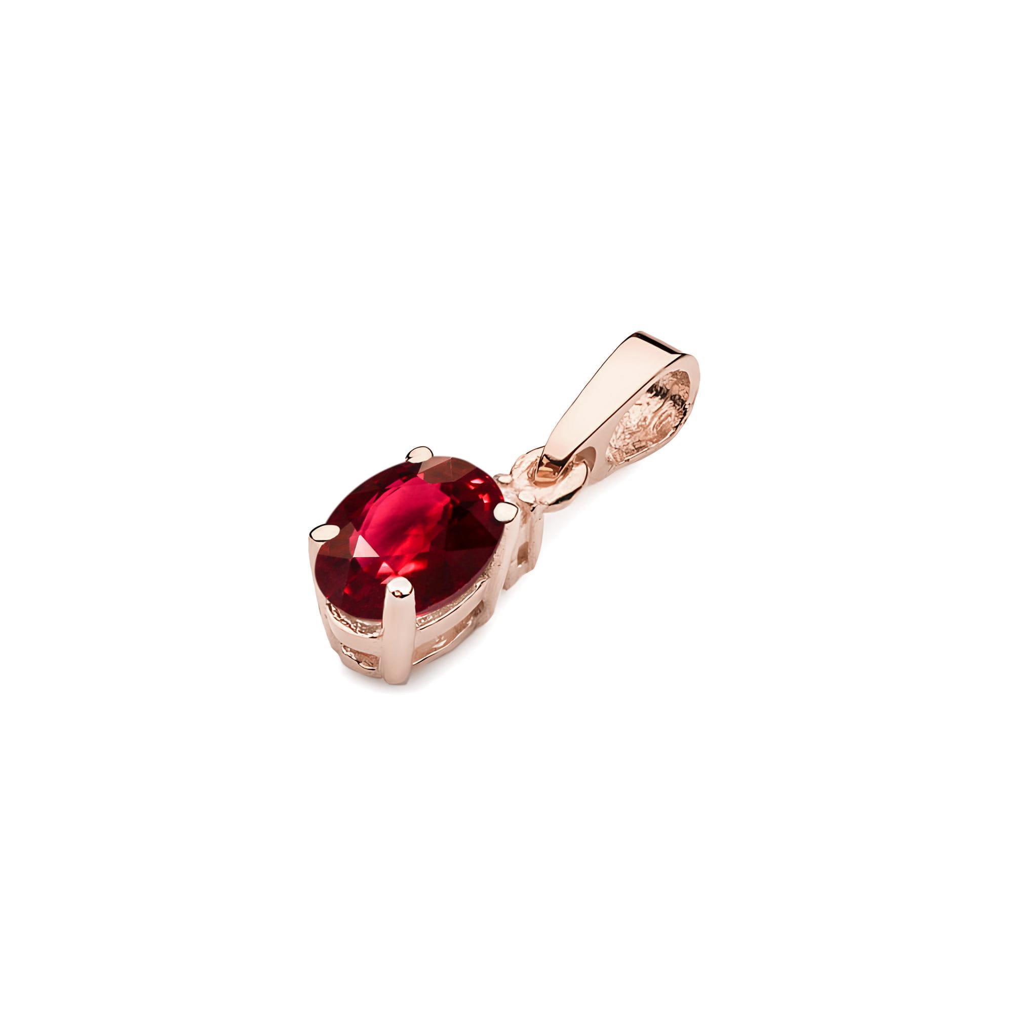 Zawieszka Rubin 0,60ct różowe złoto - obrazek 2