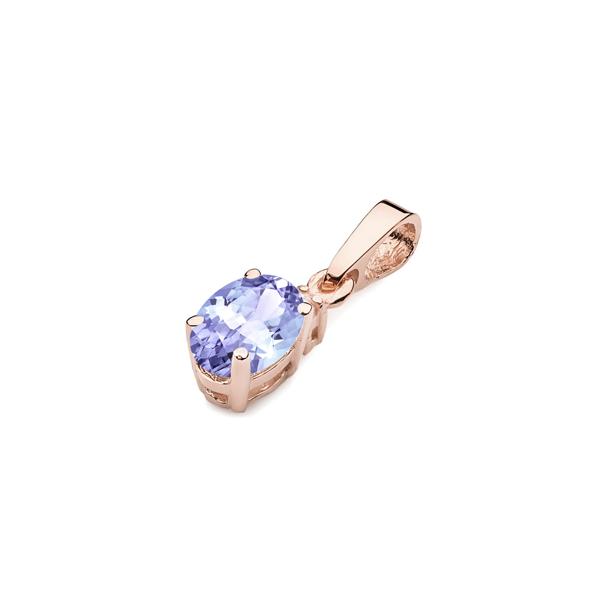 Zawieszka Tanzanit 0,40ct różowe złoto - obrazek 2