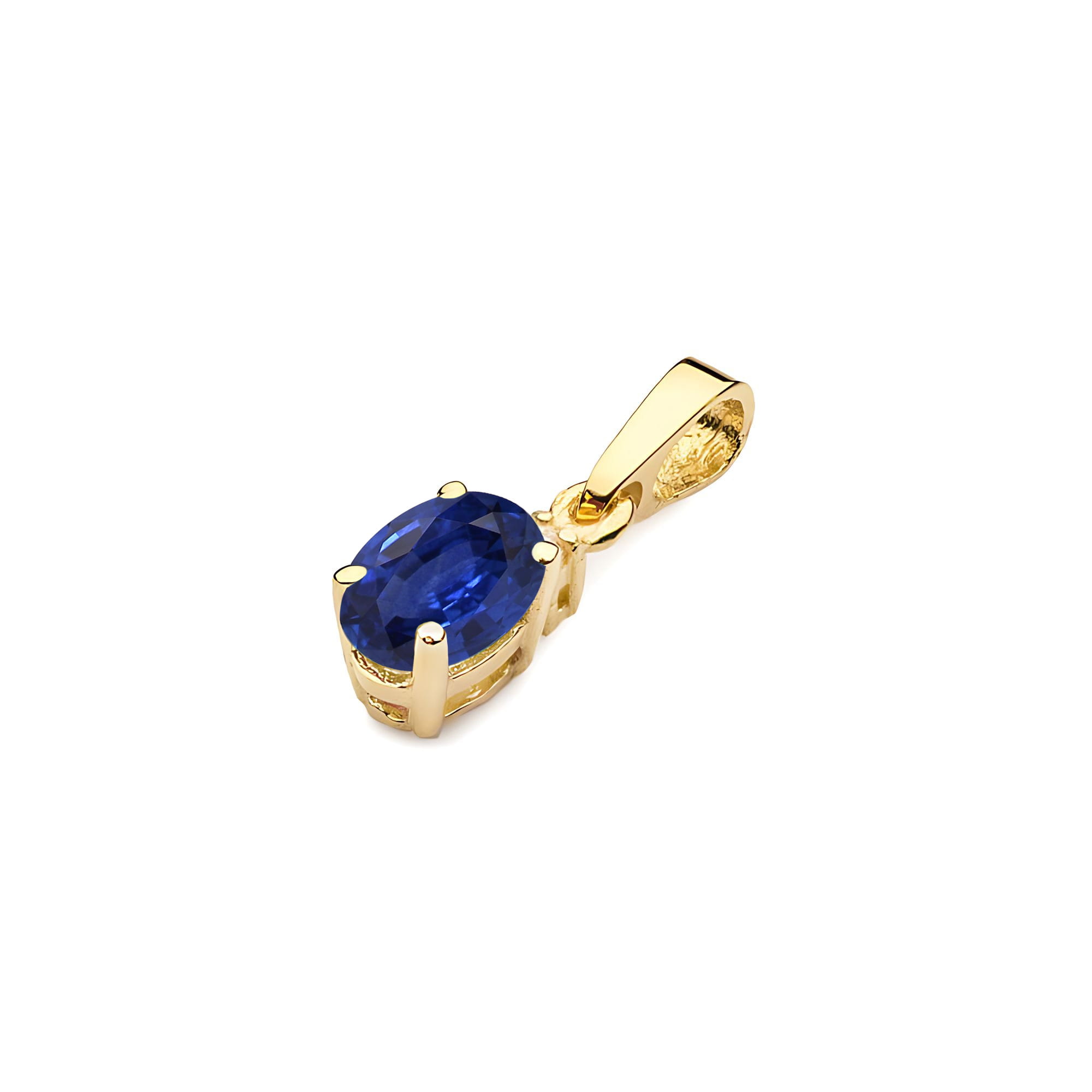 Zawieszka Szafir 0,70ct żółte złoto - obrazek 2