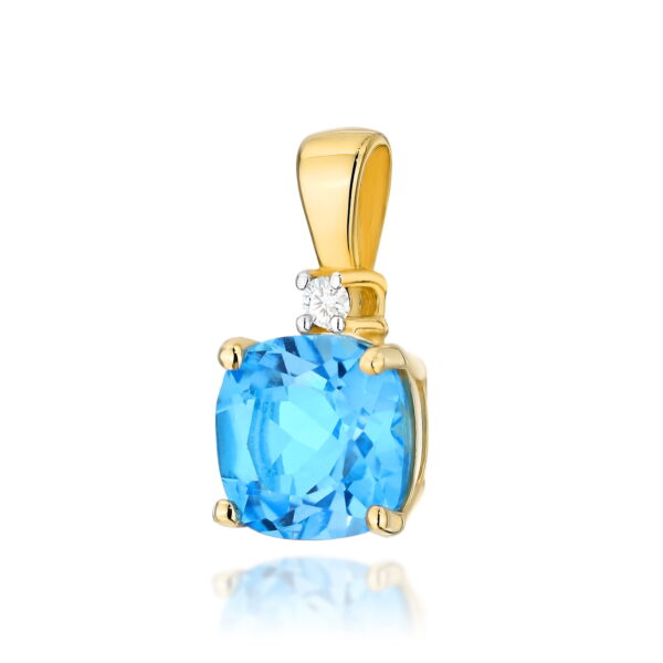 Zawieszka Topaz Swiss 1,10ct żółte złoto