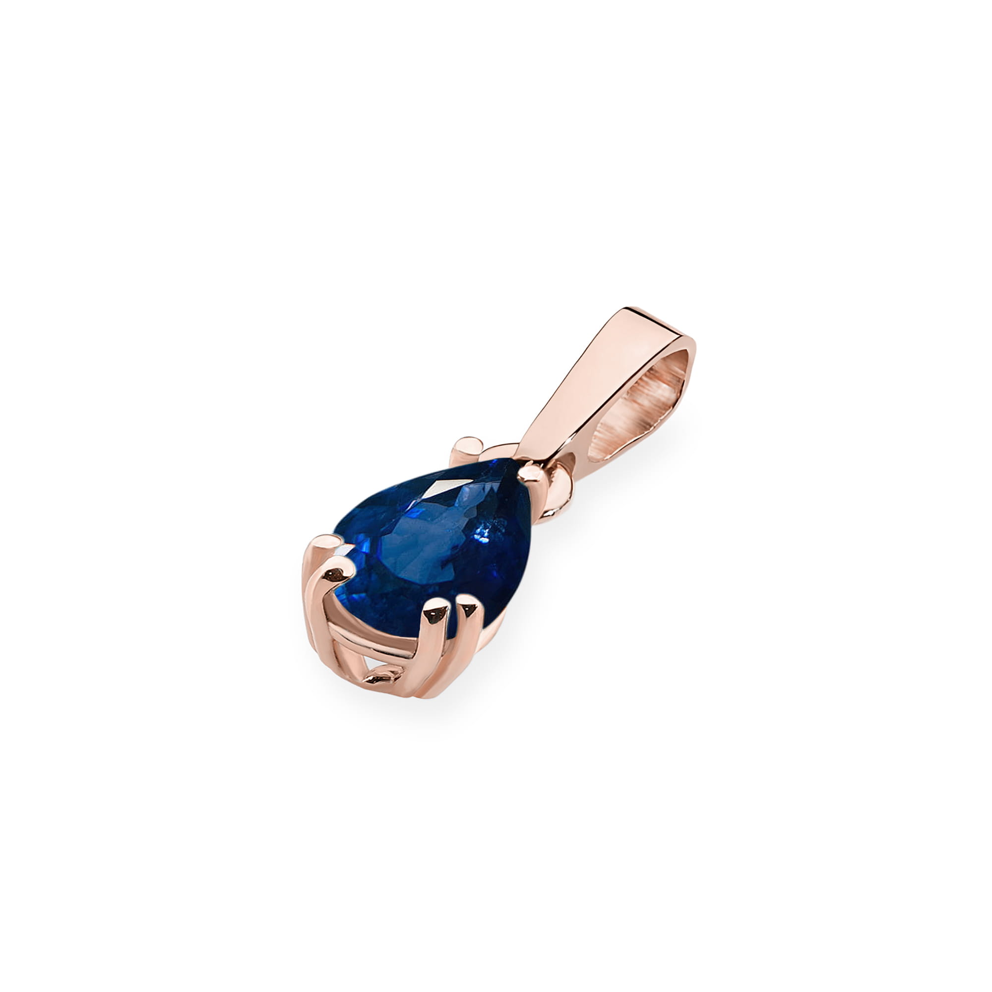 Zawieszka Szafir 0,60ct różowe złoto - obrazek 2
