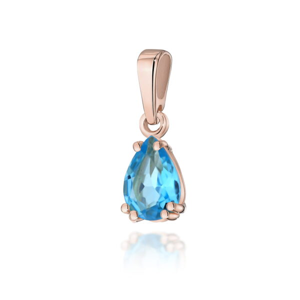 Zawieszka Topaz Swiss 0,90ct różowe złoto