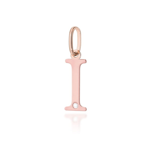 Zawieszka Diament 0,005ct - litera I - różowe złoto