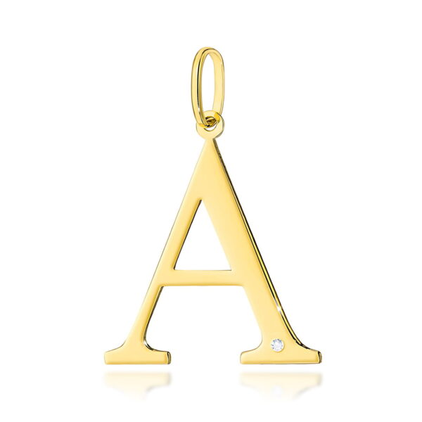 Zawieszka Diament 0,005ct - litera A - żółte złoto