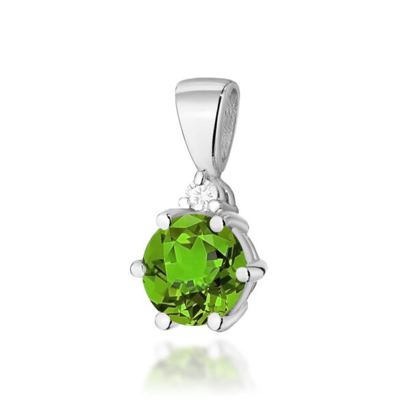 Zawieszka Oliwin 0,60ct białe złoto