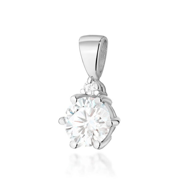 Zawieszka Biały Szafir 0,60ct białe złoto