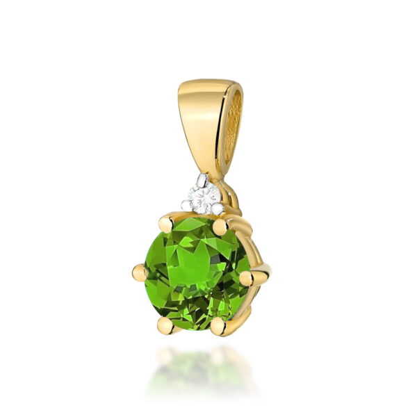 Zawieszka Oliwin 0,60ct żółte złoto
