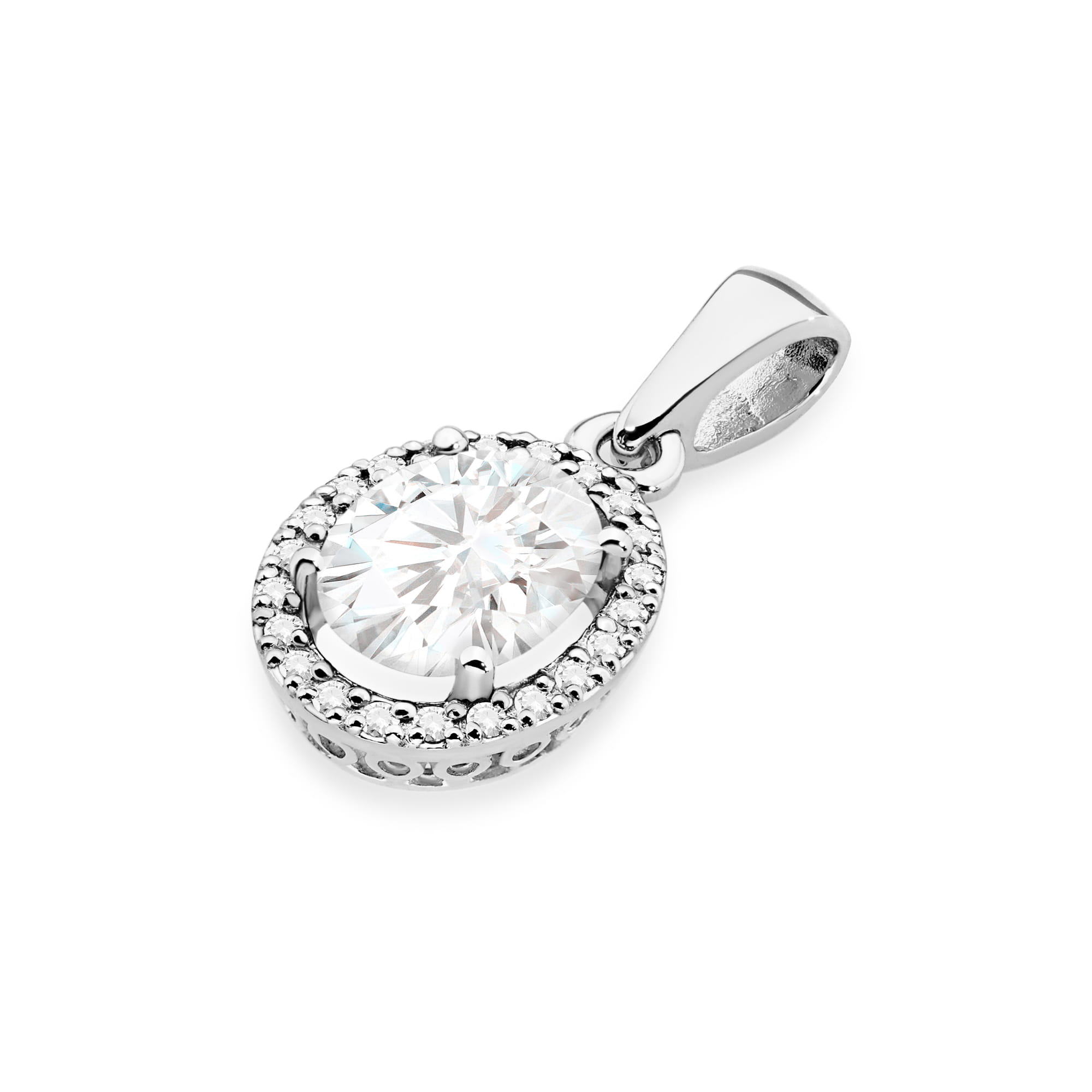 Zawieszka Diament Laboratoryjny 1,90ct białe złoto - obrazek 2