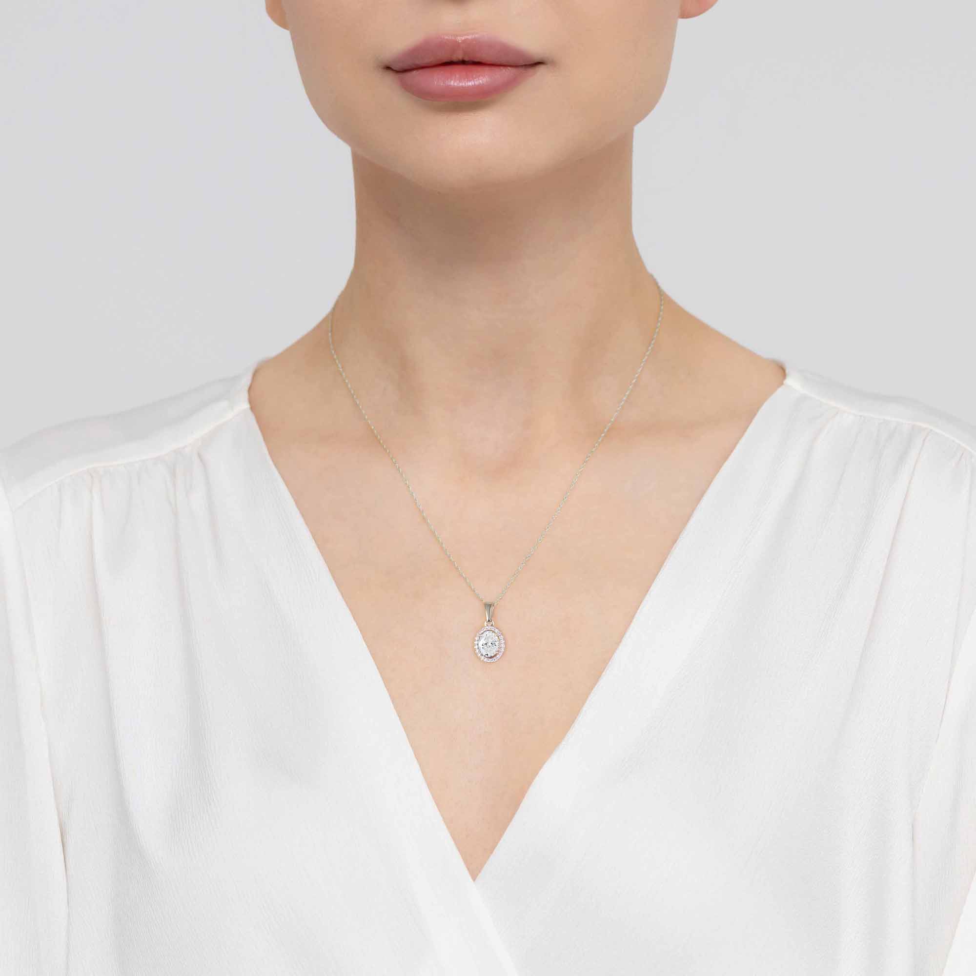 Zawieszka Diament Laboratoryjny 1,90ct białe złoto - obrazek 3