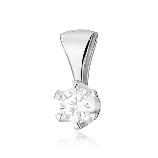 Zawieszka Diament 0,70ct białe złoto