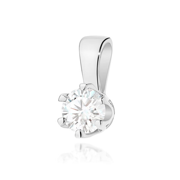 Zawieszka Diament Laboratoryjny 0,30ct białe złoto