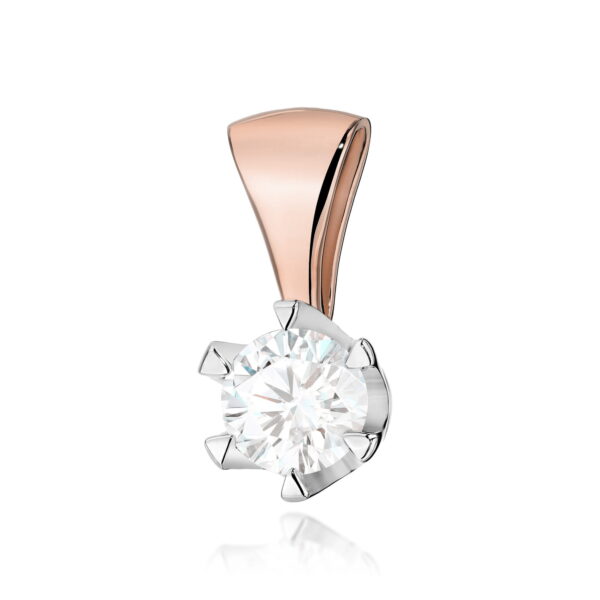 Zawieszka Diament 1,00ct różowe złoto
