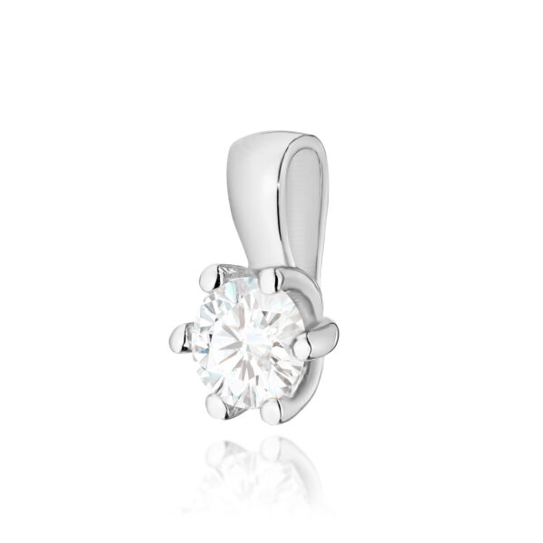 Zawieszka Diament 0,30ct białe złoto