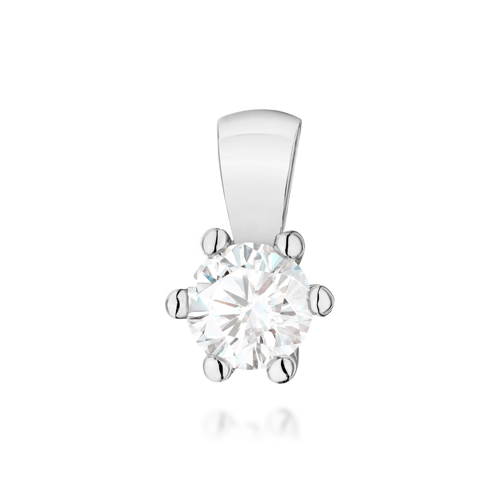 Zawieszka Diament Laboratoryjny 0,30ct białe złoto