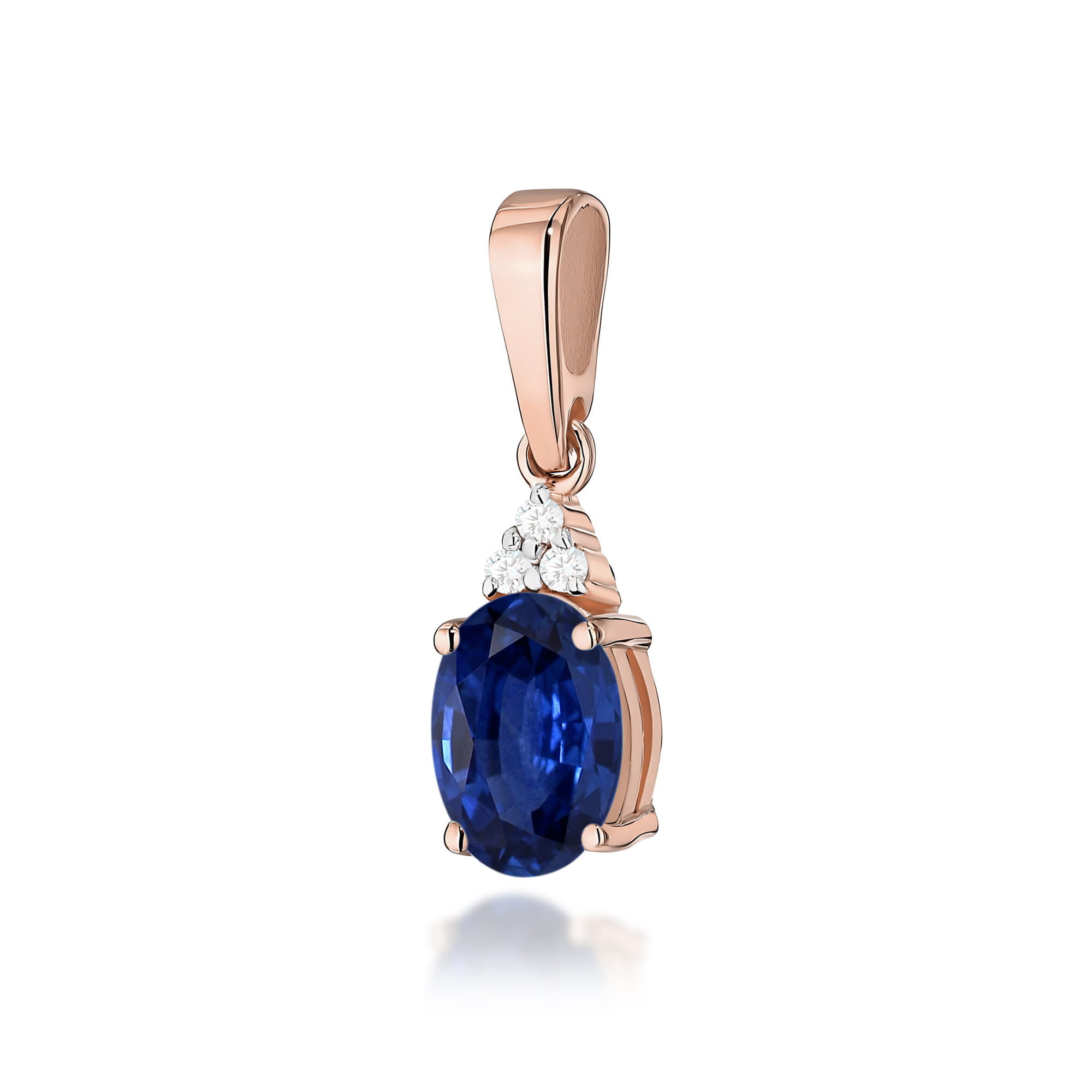 Zawieszka Szafir 0,90ct różowe złoto