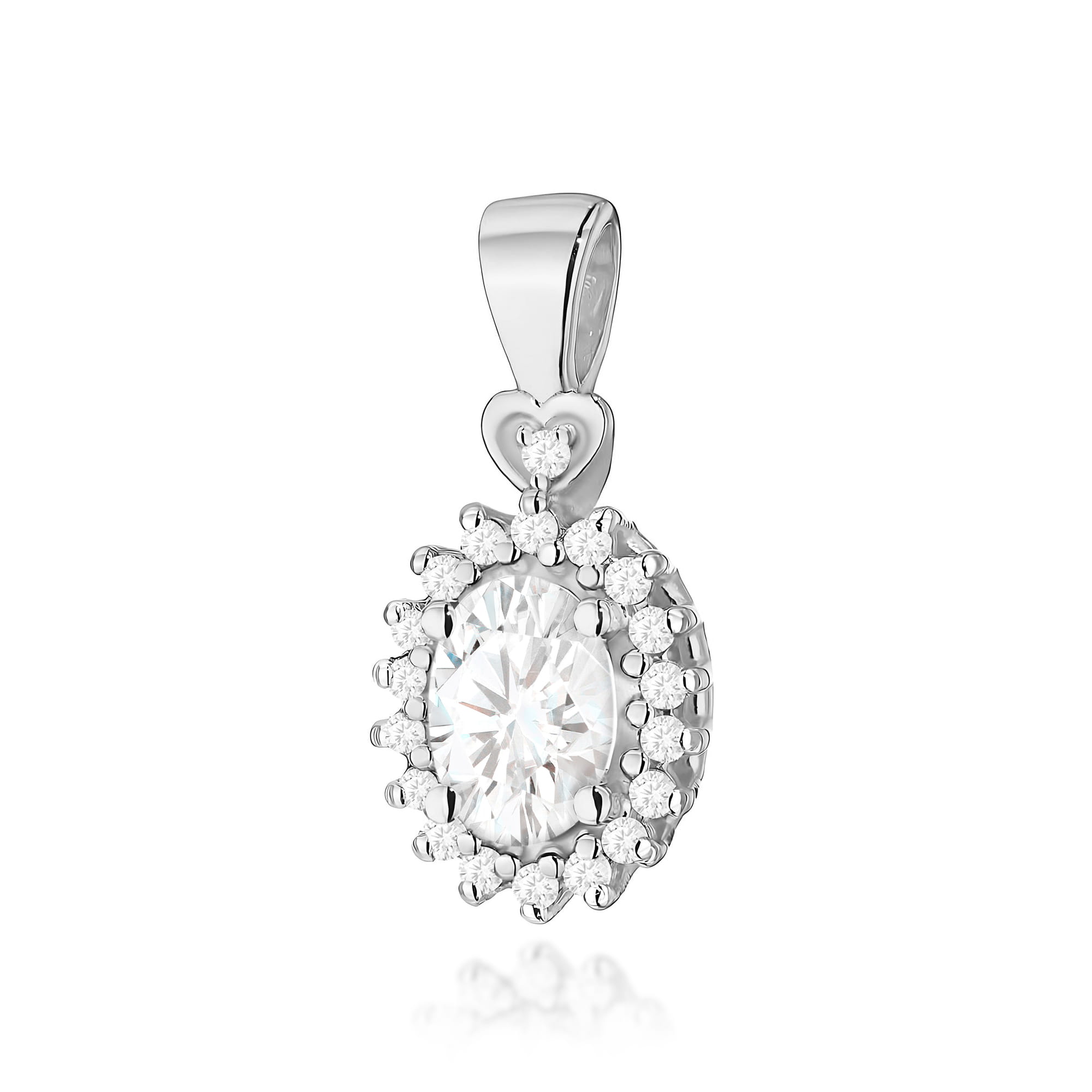 Zawieszka Diament Laboratoryjny 0,40ct białe złoto