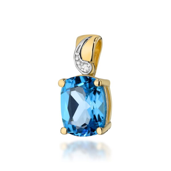 Zawieszka Topaz Swiss 2,40ct żółte złoto