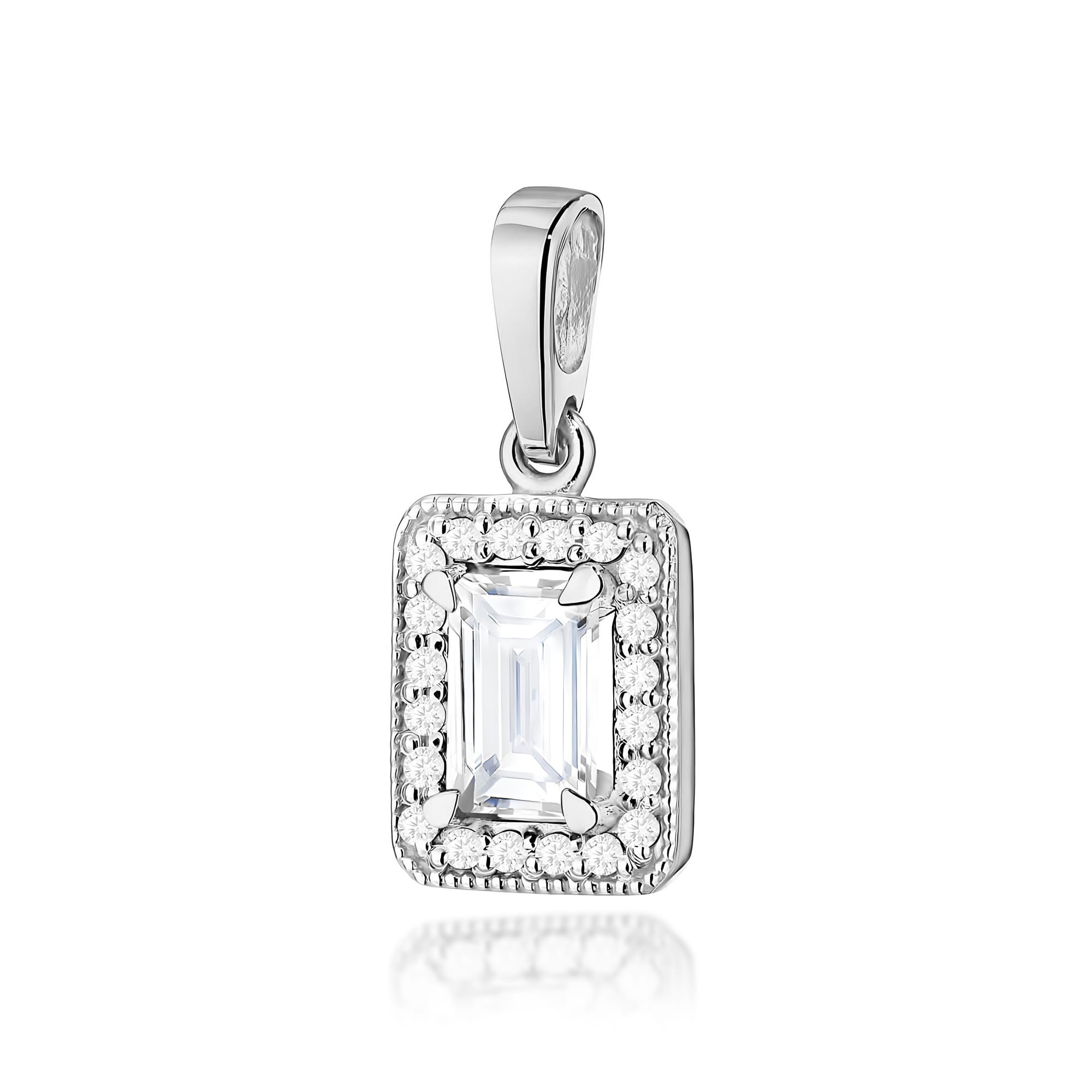 Zawieszka Diament Laboratoryjny 0,60ct białe złoto