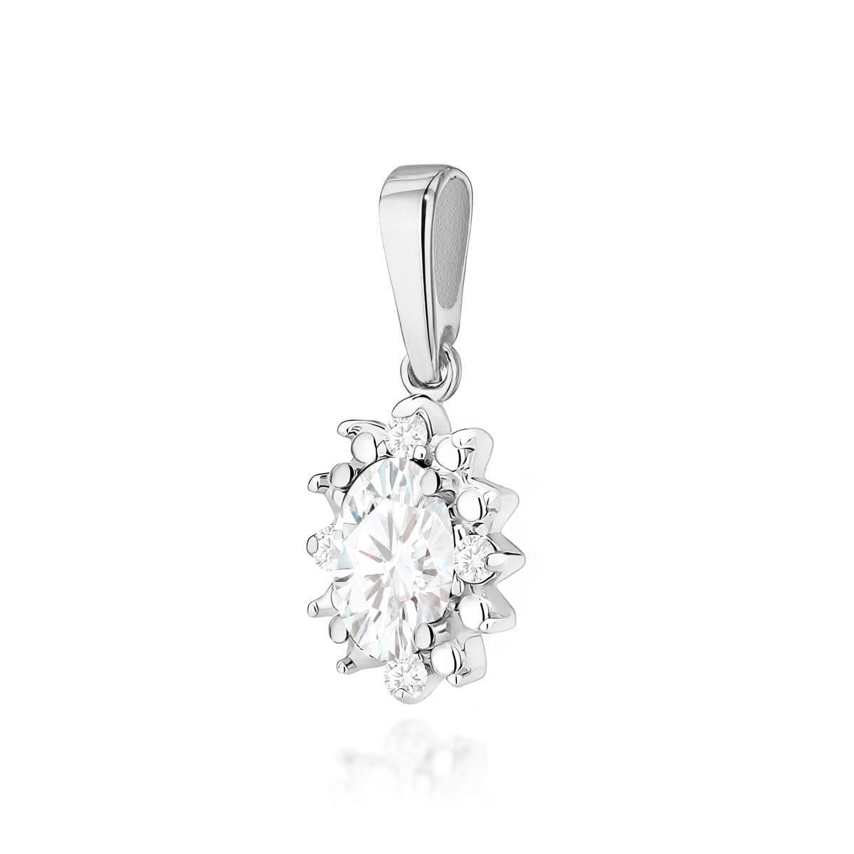 Zawieszka Diament laboratoryjny 0,25ct białe złoto