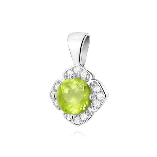 Zawieszka Oliwin 0,60ct białe złoto