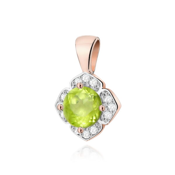 Zawieszka Oliwin 0,60ct różowe złoto