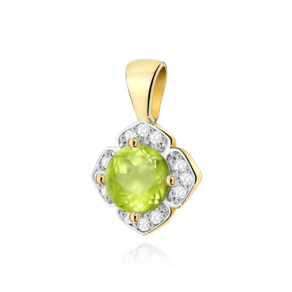 Zawieszka Oliwin 0,60ct żółte złoto