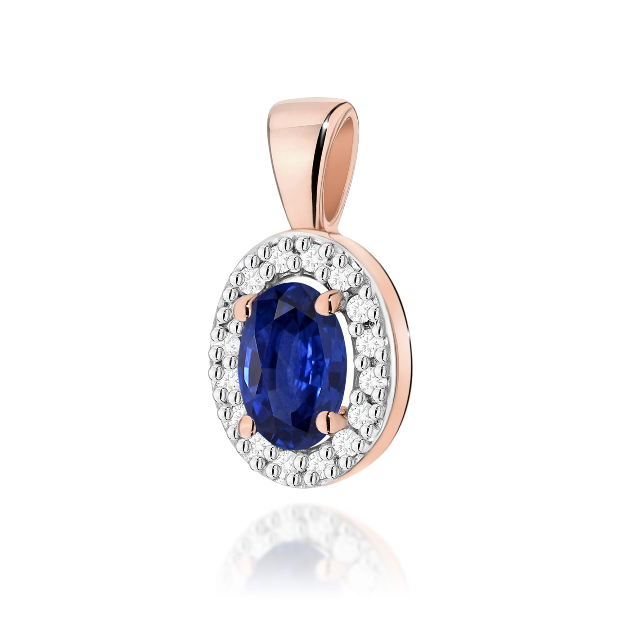 Zawieszka Szafir 0,70ct różowe złoto