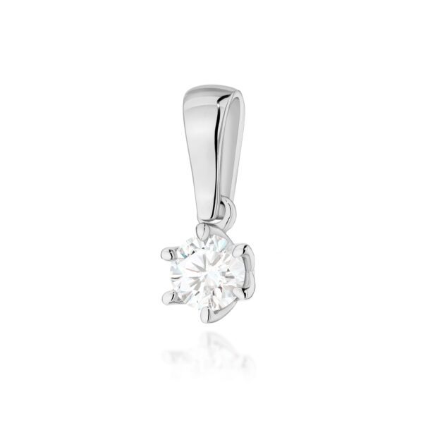Zawieszka Diament Laboratoryjny 0,30ct białe złoto