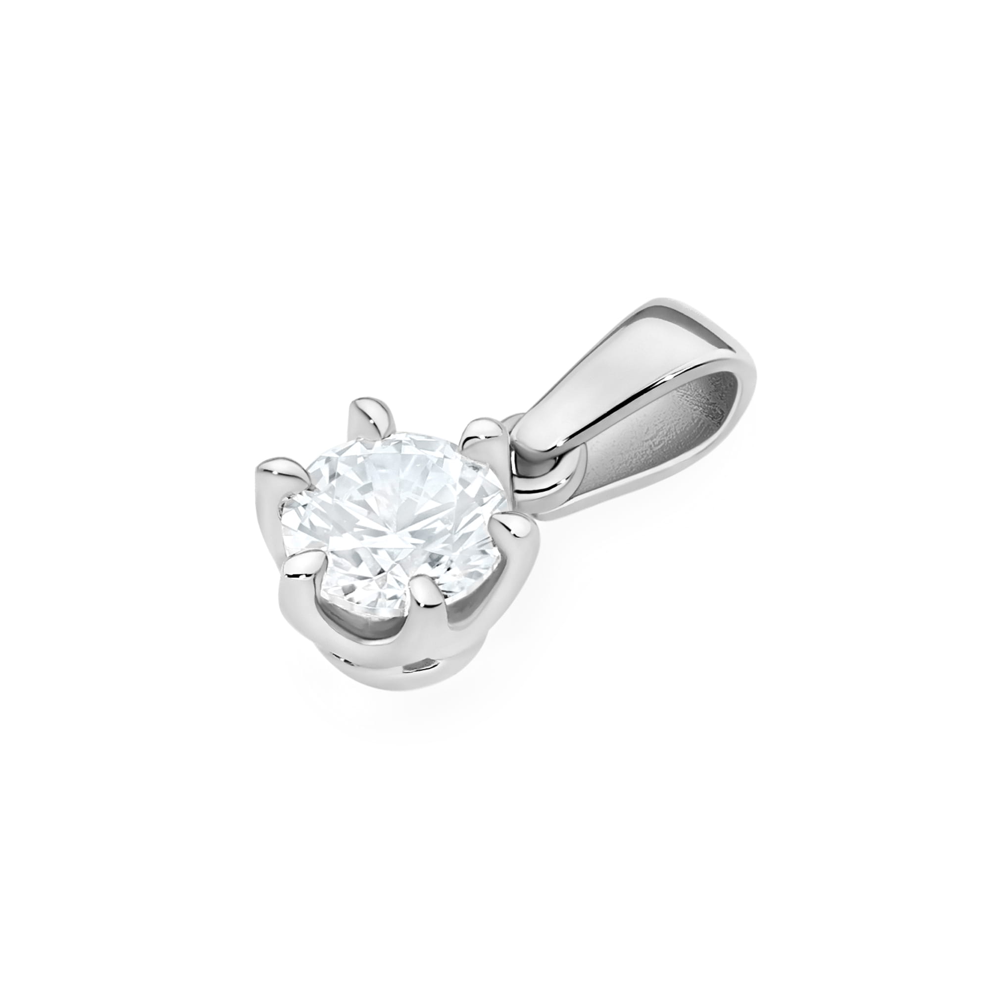 Zawieszka Diament Laboratoryjny 0,50ct białe złoto - obrazek 2