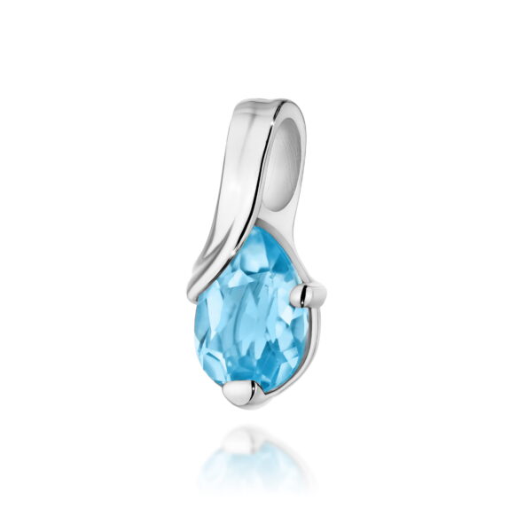 Zawieszka Topaz Swiss 0,90ct białe złoto