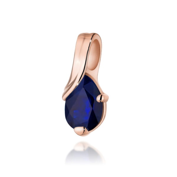 Zawieszka Szafir 0,60ct różowe złoto