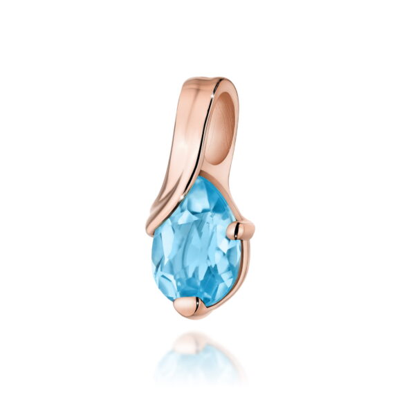 Zawieszka Topaz Swiss 0,90ct różowe złoto