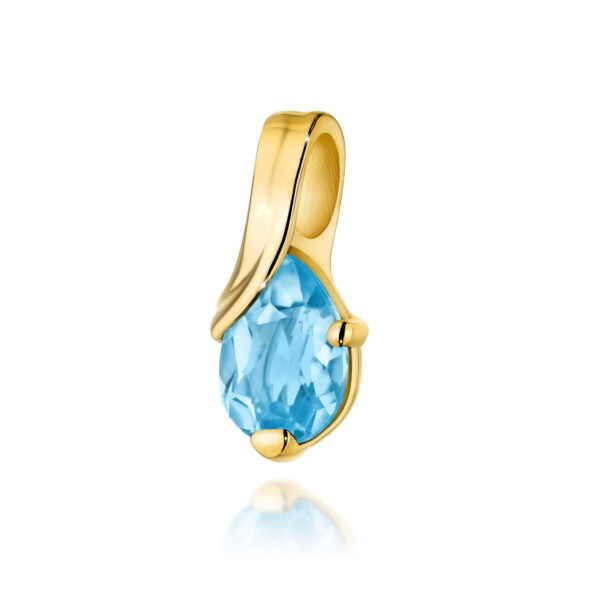 Zawieszka Topaz Swiss 0,90ct żółte złoto